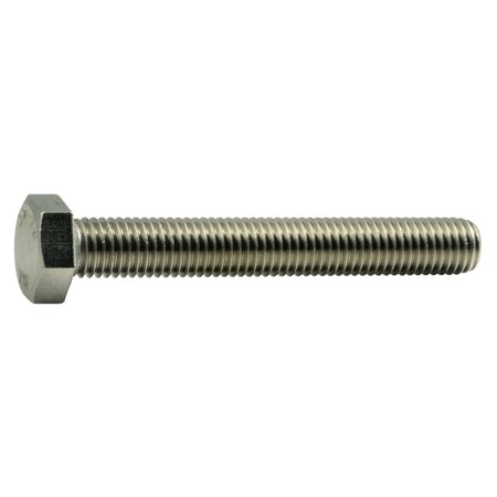 Midwest Fastener A2, M14-2.00 Hex Head Cap Screw, Plain Stainless Steel, 100 mm L, 2 PK 39047